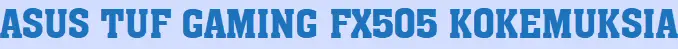 Asus Tuf Gaming Fx505 kokemuksia